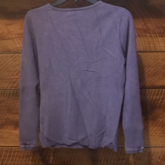 Sydney Easton deep purple sweater - Picture 3 of 6
